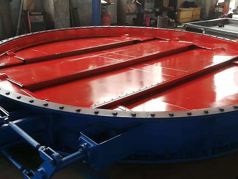 又一個(gè)圓形擋板門制作完工了，快來看