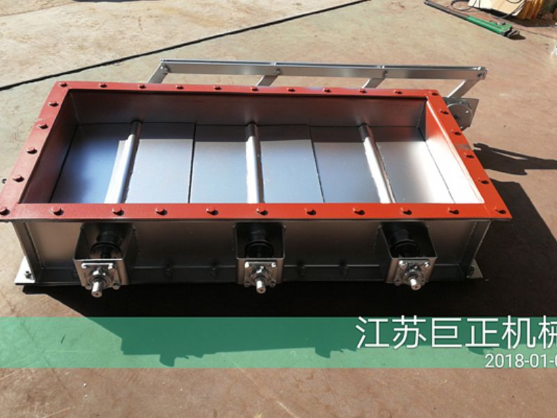 方形擋板門（寬2m）完工，待包裝發(fā)貨